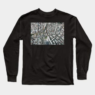 Japan - Aerial View of Central Tokyo Long Sleeve T-Shirt